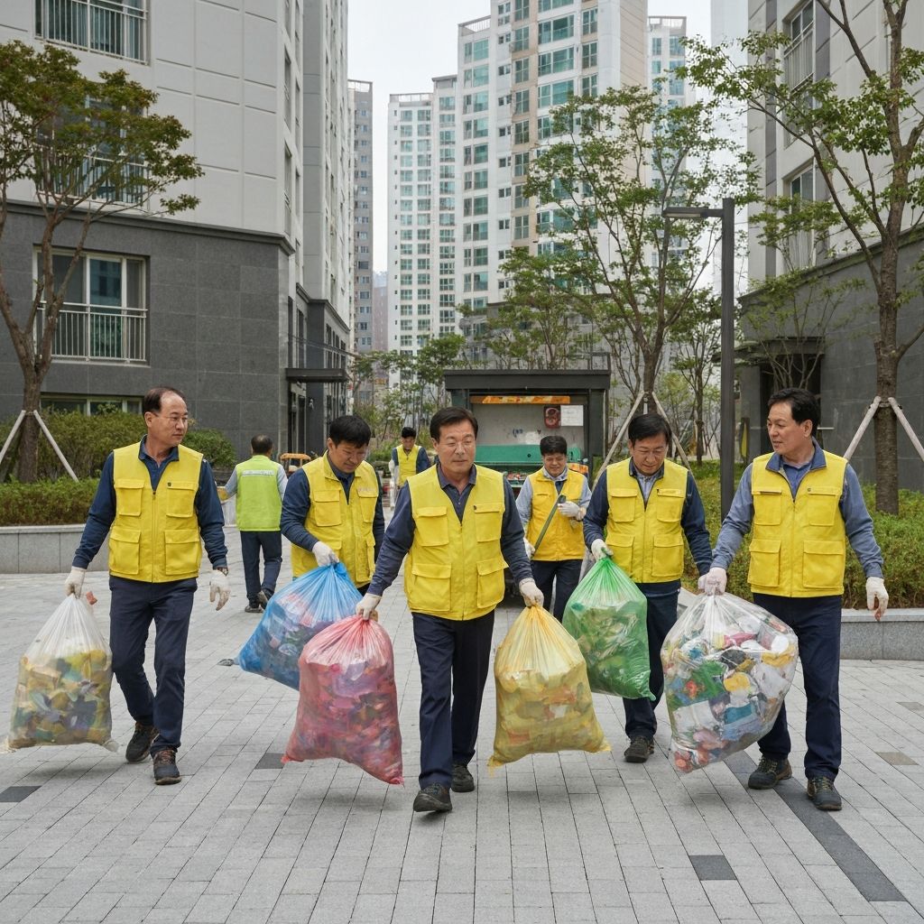 전문적인 수거 작업